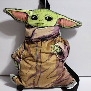 Disney Star Wars Mandalorian Grogu Baby Yoda 3D Plush Backpack 16"